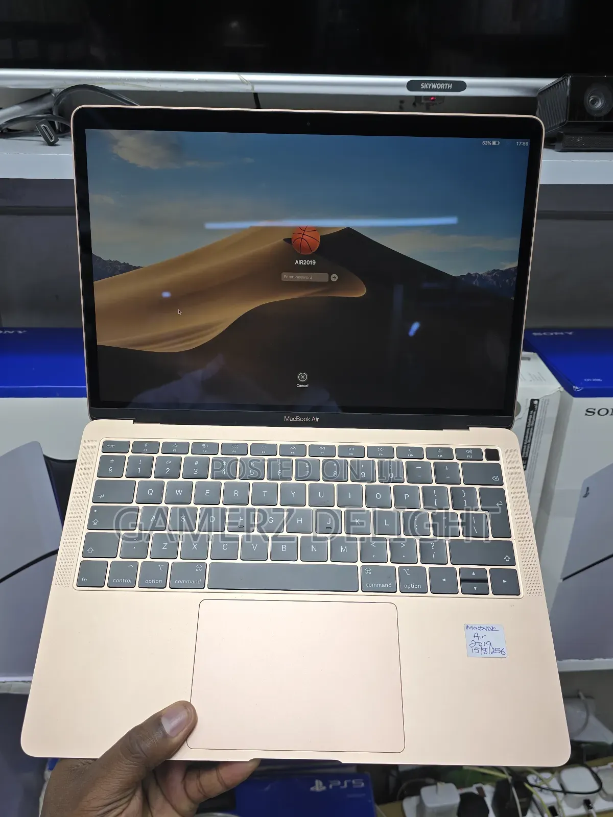 Laptop Apple MacBook Air 2019 8GB Intel Core I5 SSD 256GB