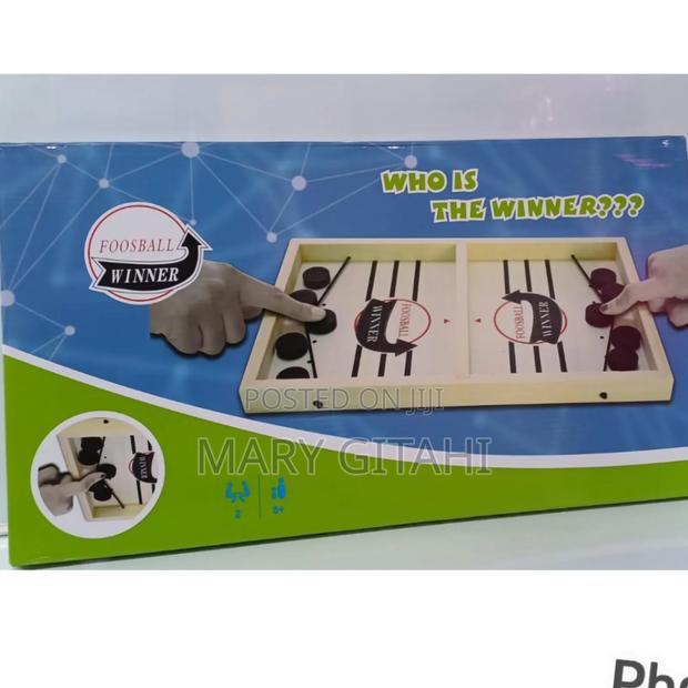 *Foosball Game*
 Size: Large 
 Wooden Material 
 L. At 