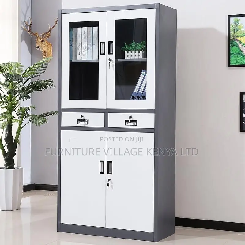 Office Storage Cabinet; Two Door Metallic Cupboard
