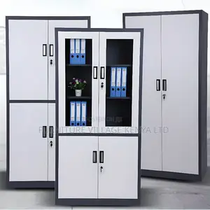 Office Storage Cabinet; Two Door Metallic Cupboard