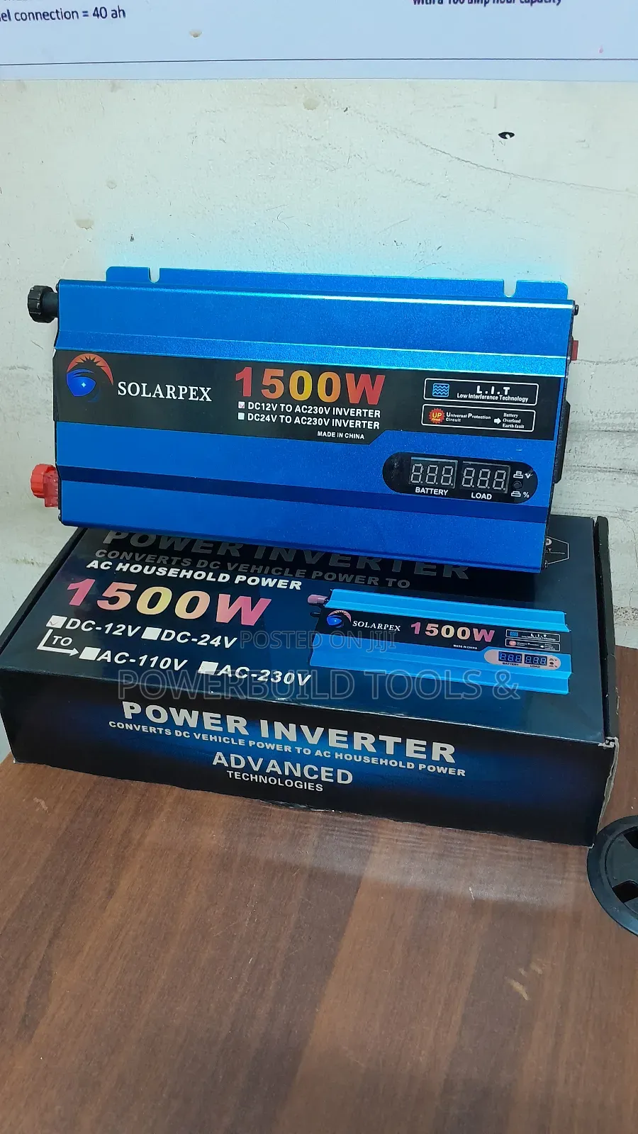 1500w Solarpex Inverter 12v With LCD Display