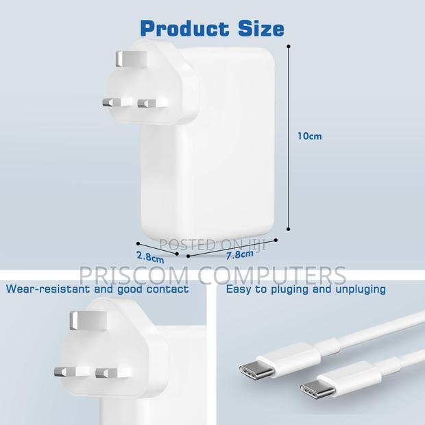 Genuine A1718 Original 61w Usb-C Charger for Apple Macbook - main view