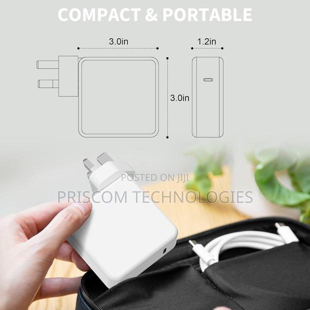 Genuine A1718 Original 61w Usb-C Charger for Apple Macbook P - thumbnail 2
