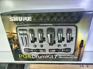 Shure Pga Drumkit 7 Drum Microphone Kit, 7 Piece