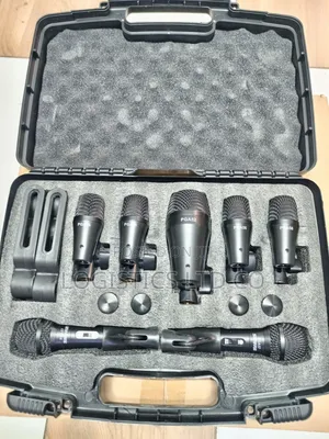 Shure Pga Drumkit 7 Drum Microphone Kit, 7 Piece