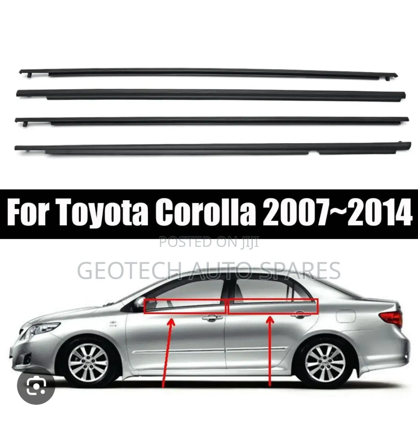 Toyota Axio/ Fielder Weatherstrips Available