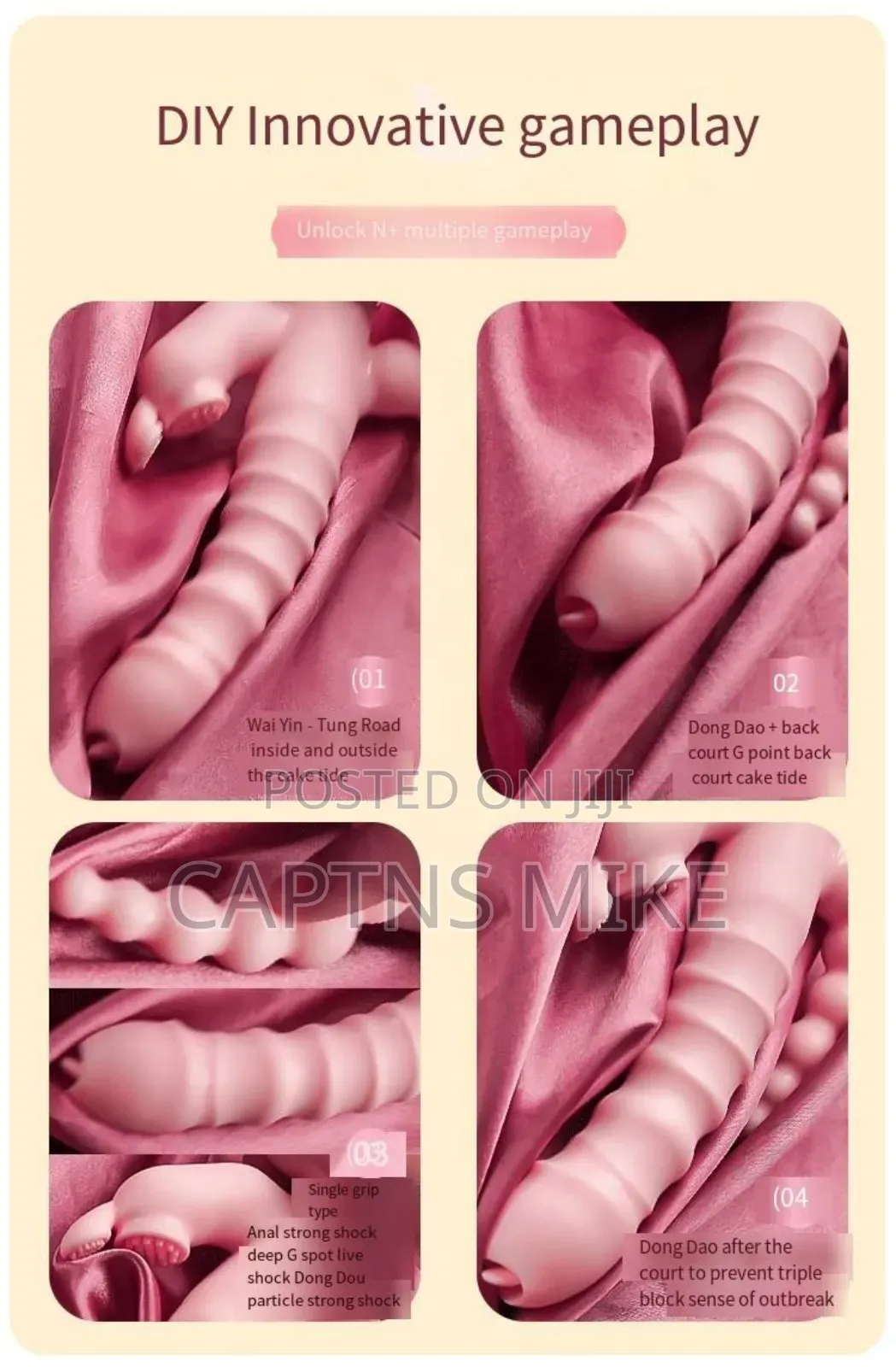3 in 1 Vibrator Dildo