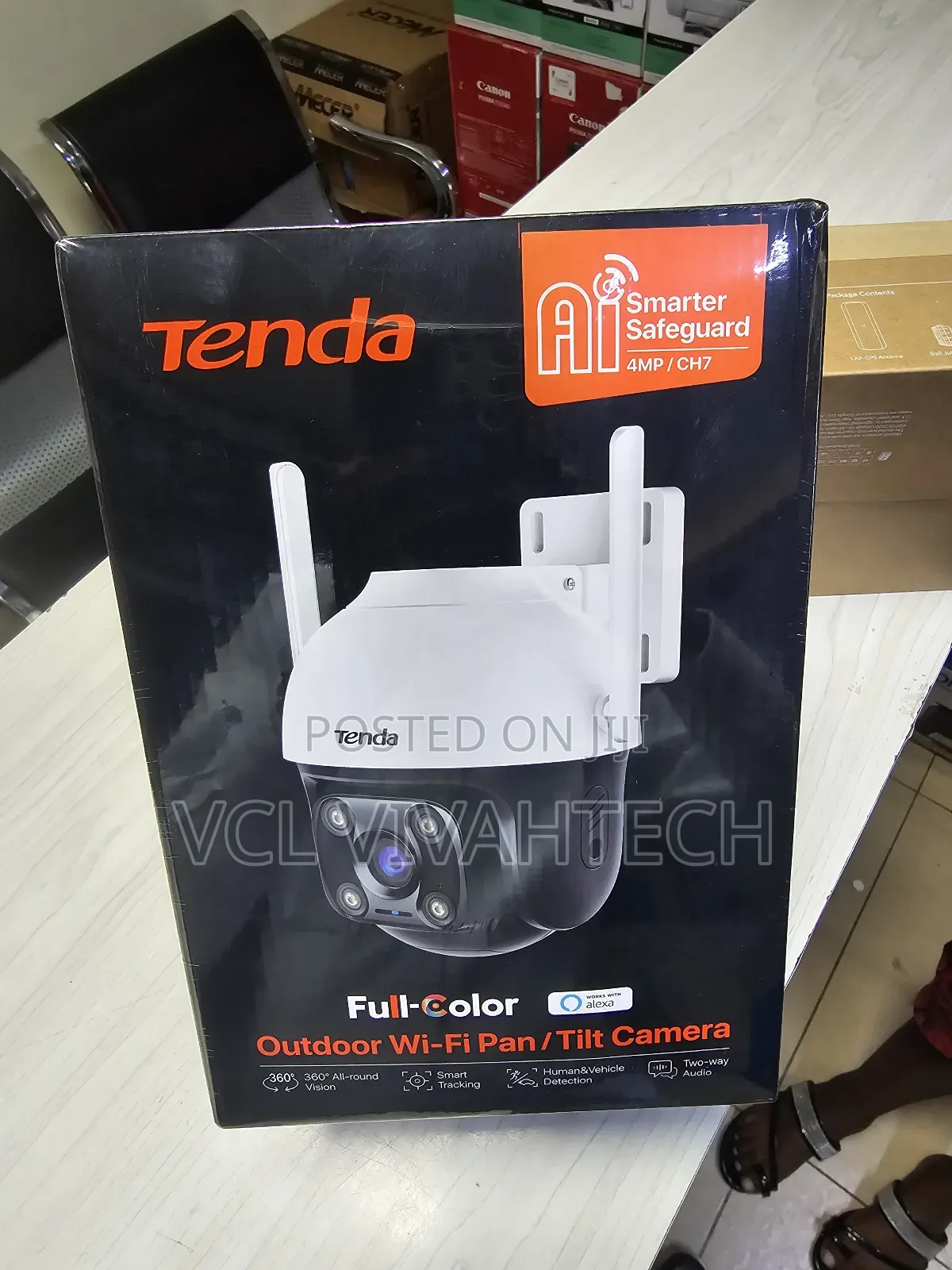 Tenda Ch7 4mp Full Color CCTV Security Camera Tenda Ch7