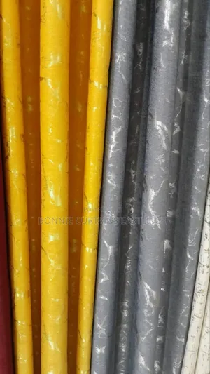 Orange Curtains and Yellow
