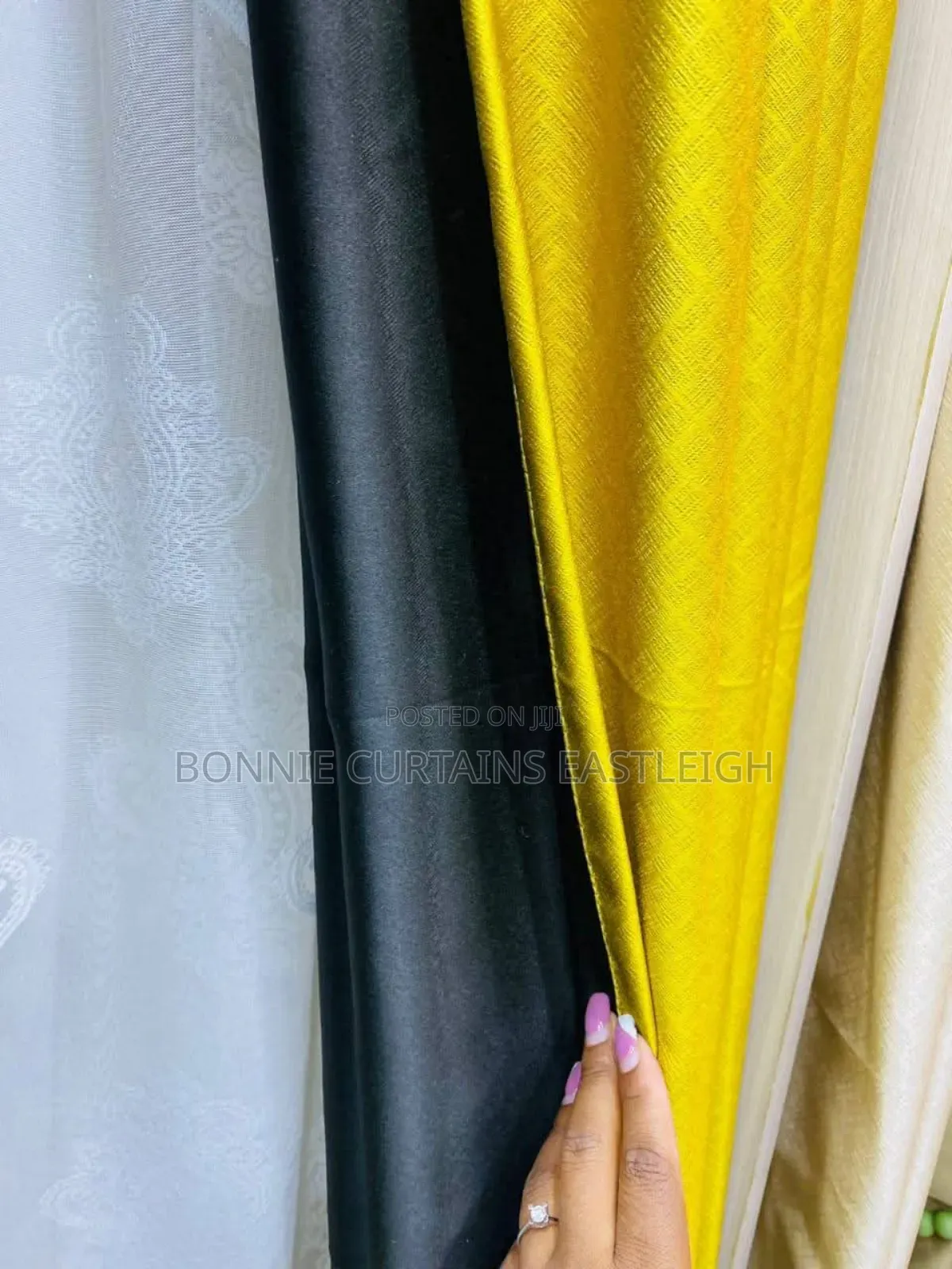Orange Curtains and Yellow