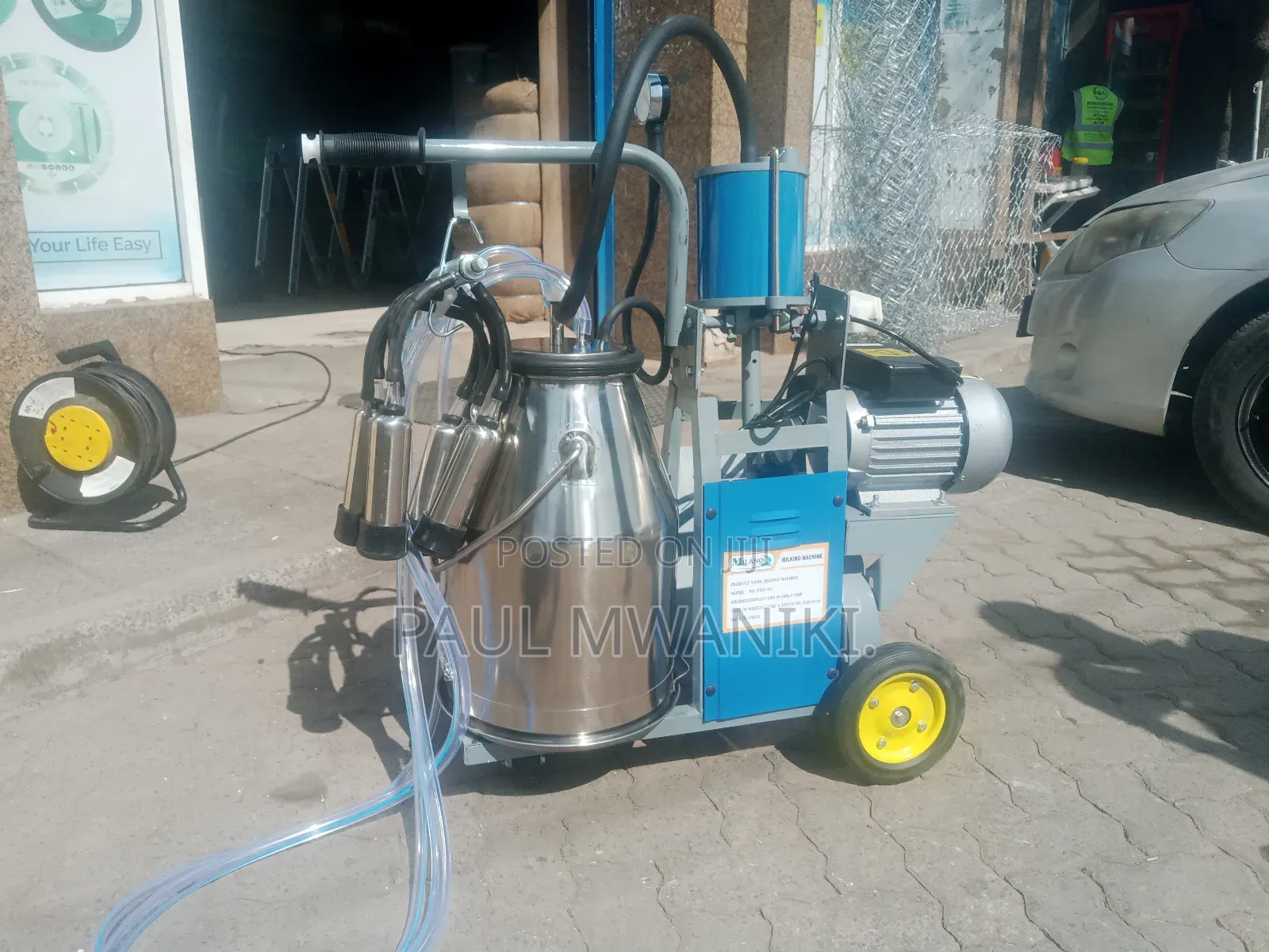 Milking Equipment, Single Cow Milking Machine