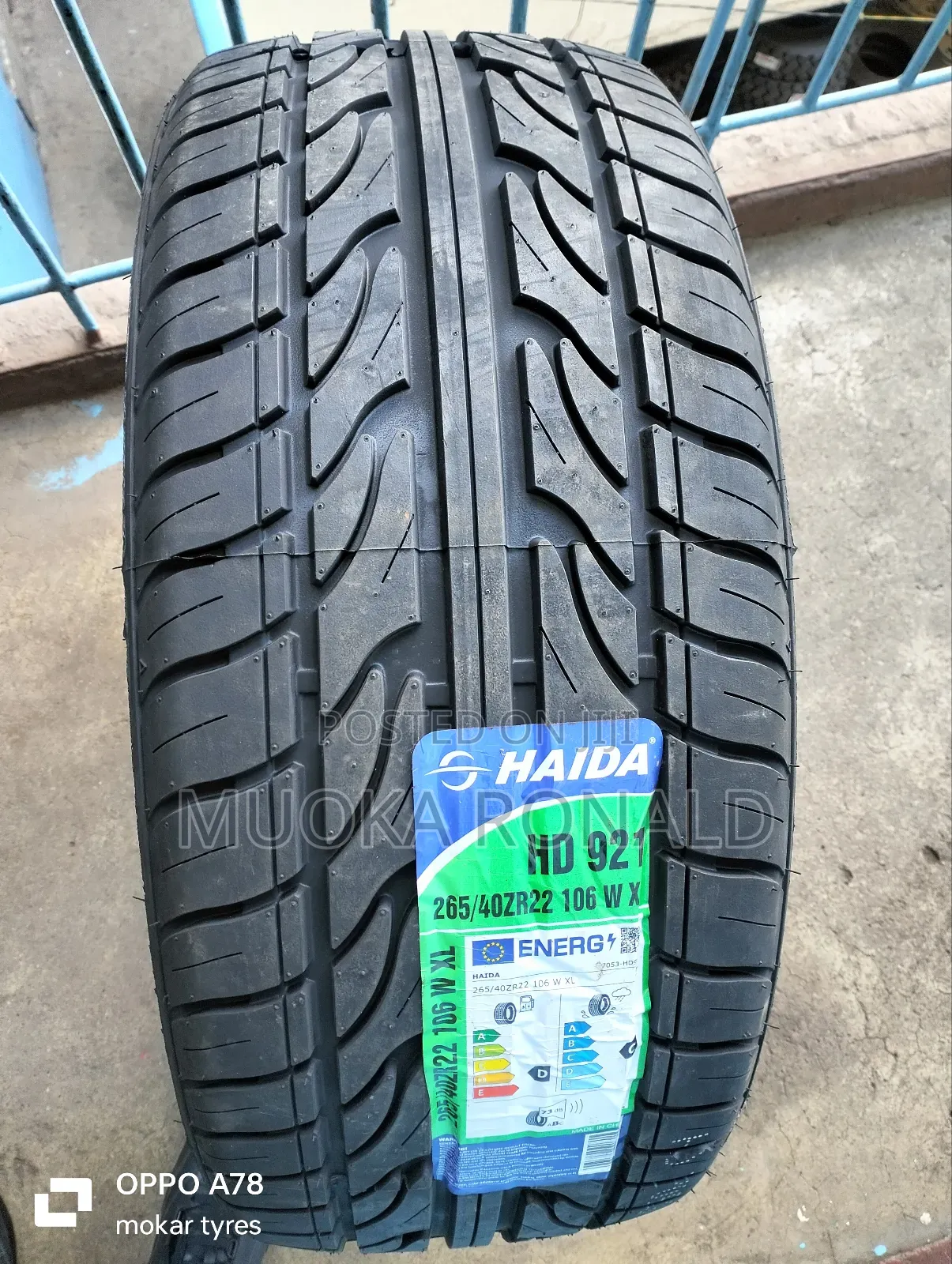 265/40r22 Haida Tyre