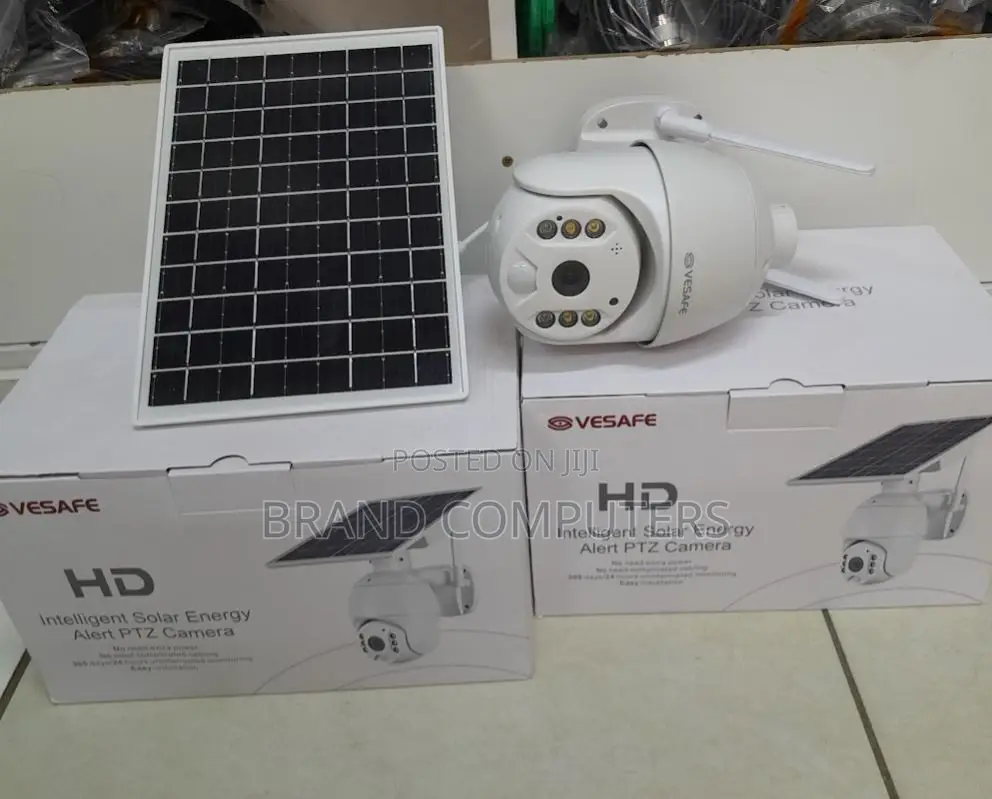 Ubox Solar Camera Powered PTZ 360° CCTV Wifi Enabled