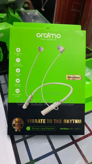 Necklace Lite Call Vibration Wireless Earphones-Light Gold