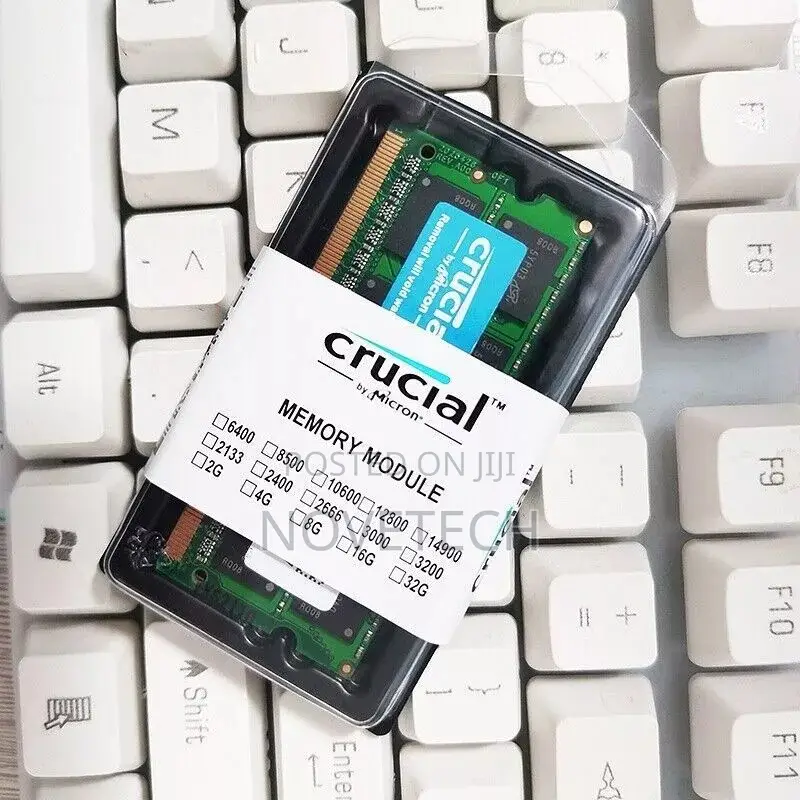 Crucial Ddr3l 8gb 1600 MHZ Pc3-12800 Laptop Memory Ram.