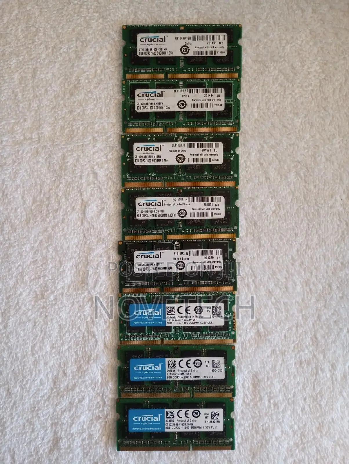 Crucial 8gb Ddr3l 1600mhz Laptop Ram Memory Pc3l-12800.