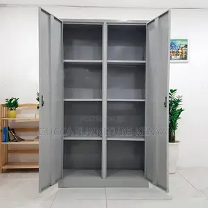 Cabinets: Office Lockable 2-Door File Cabinet Steel