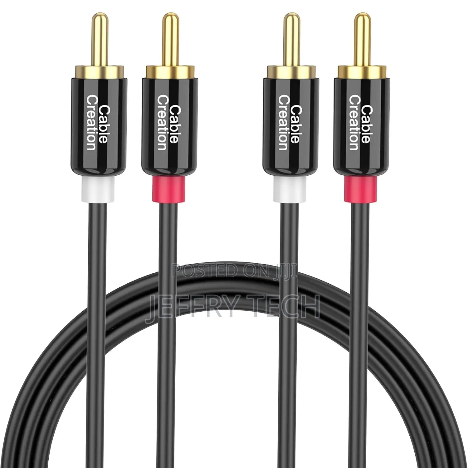 Rca Cables 3m, 2rca Male to Male Stereo Hi-Fi Audio Lead