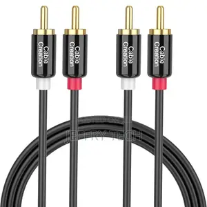 Rca Cables 3m, 2rca Male to Male Stereo Hi-Fi Audio Lead