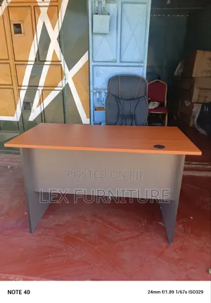 Office Desk Plus Leather Office Chair