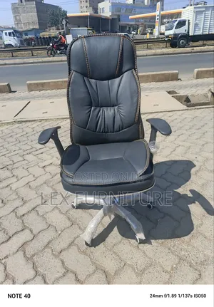 High Back Leather Office Chair