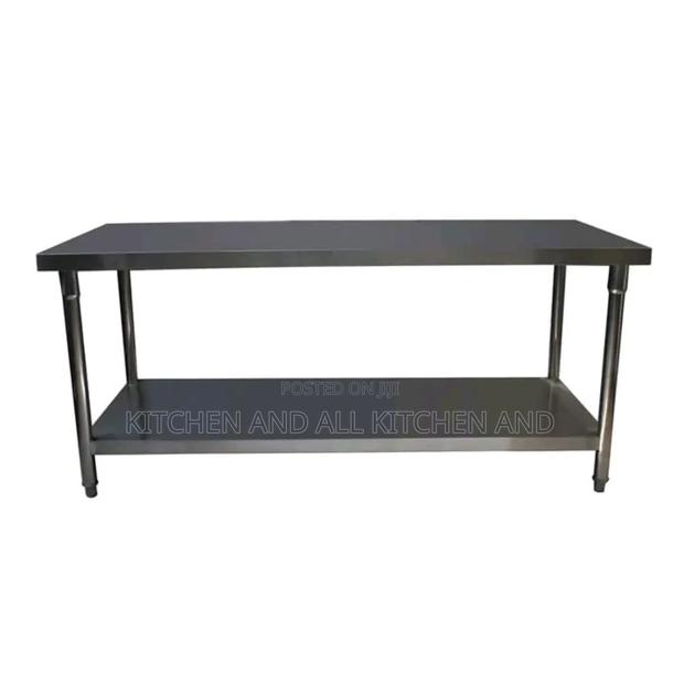 New Heavy Gauge Stainless Steel Work Table