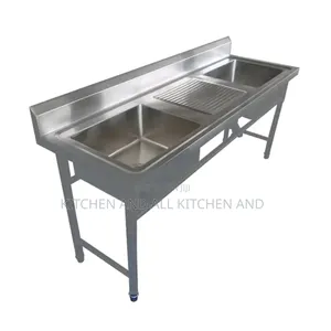 Twin Basin Stainless Steel Washing Sink