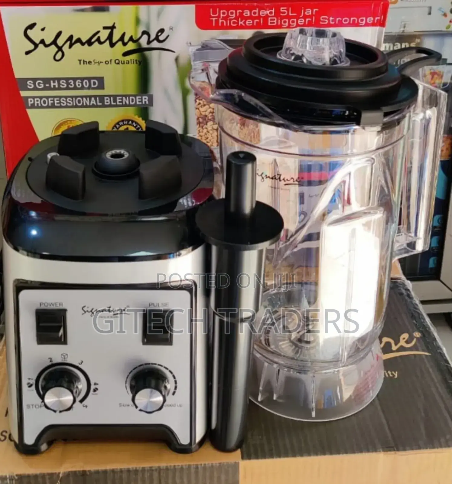 *Signature Commercial Blender 5litres 1800w