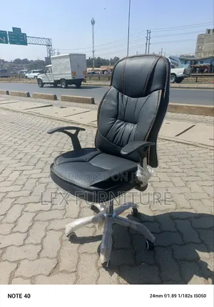 Strong Recliner Leather Office Chair