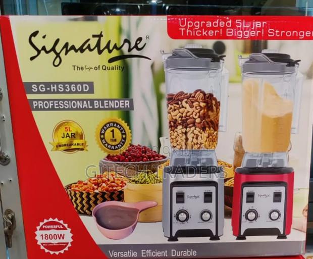 *Signature Commercial Blender 5litres 1800w
