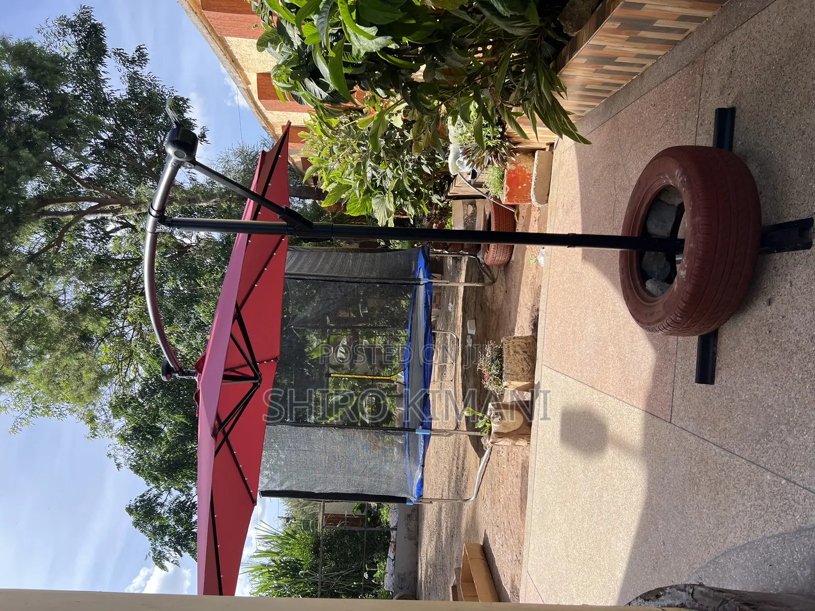 High Brand Best Parasol With Solar Lights