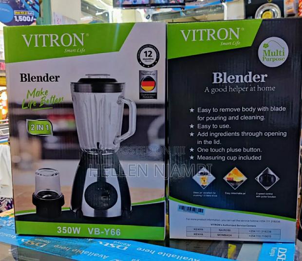 *Vitron Electric Blender With Grinder Vb Y66