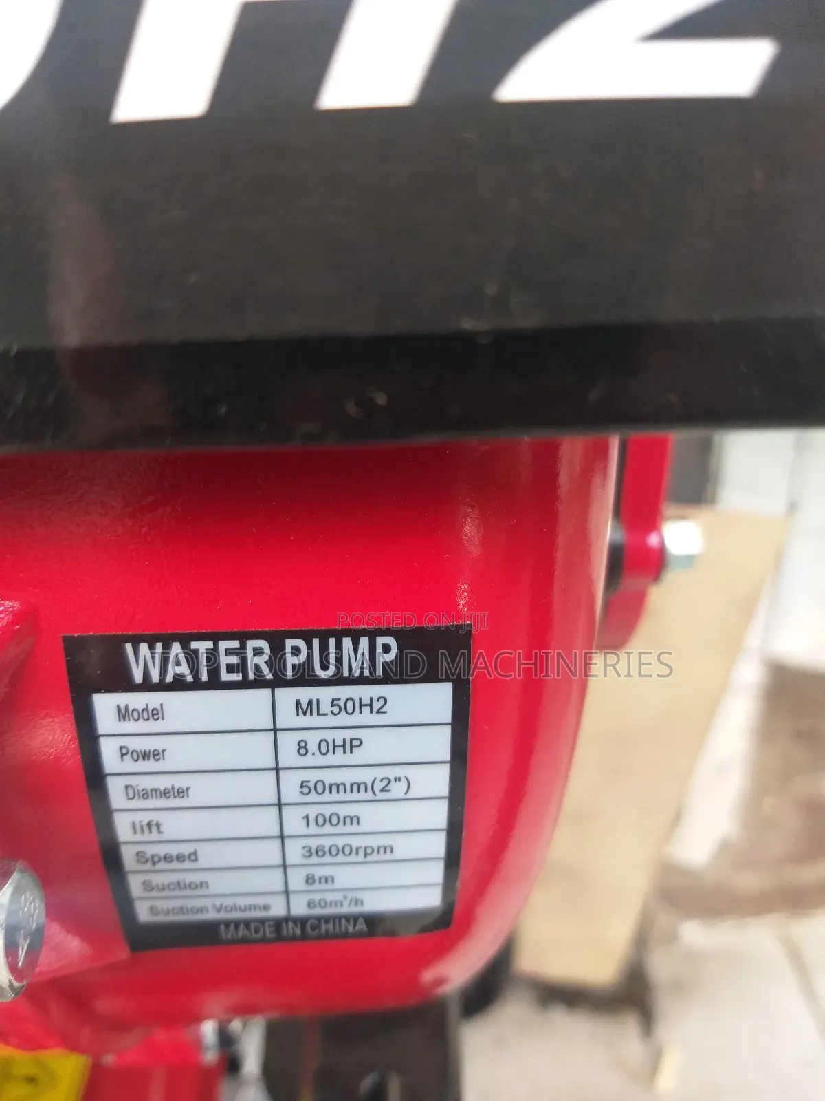 Milano Italia 2 Inch High Pressure Petrol Water Pump(100mtr)
