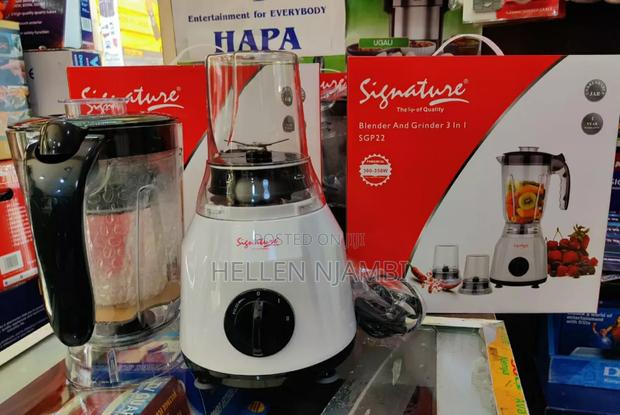 Signature Blender 3in1 
Model: Sgp22
