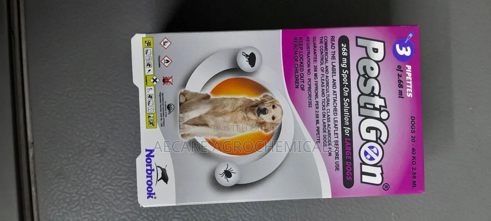 Pestigon Spot-on Large Dogs 20-40 Kg Pipette 2.68 Ml