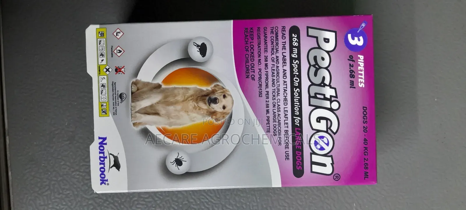 Pestigon Spot-on Large Dogs 20-40 Kg Pipette 2.68 Ml