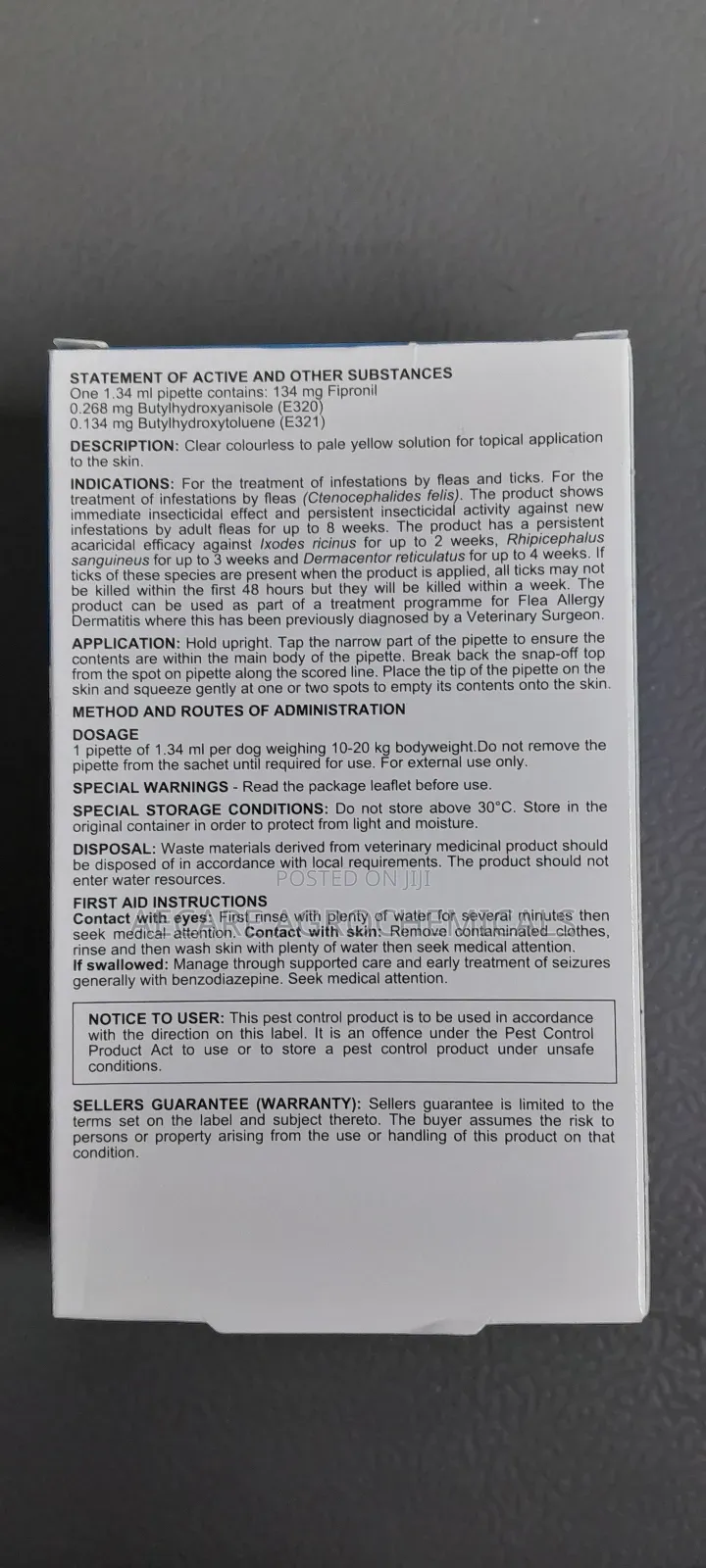 Pestigon Spot-on Medium Dogs 1.34ml