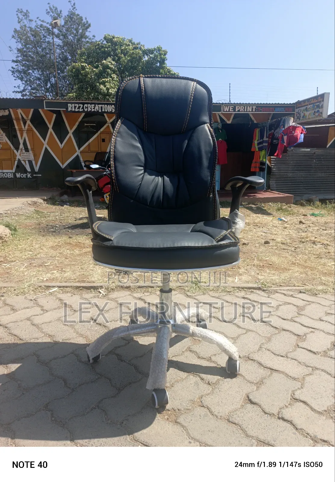Support Back Leather Office Chair