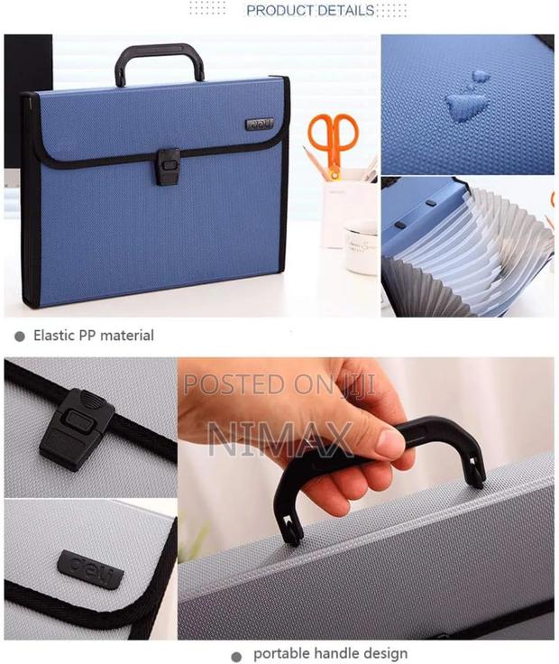 Deli File Folder With 12 Pockets for Documents - thumbnail 5