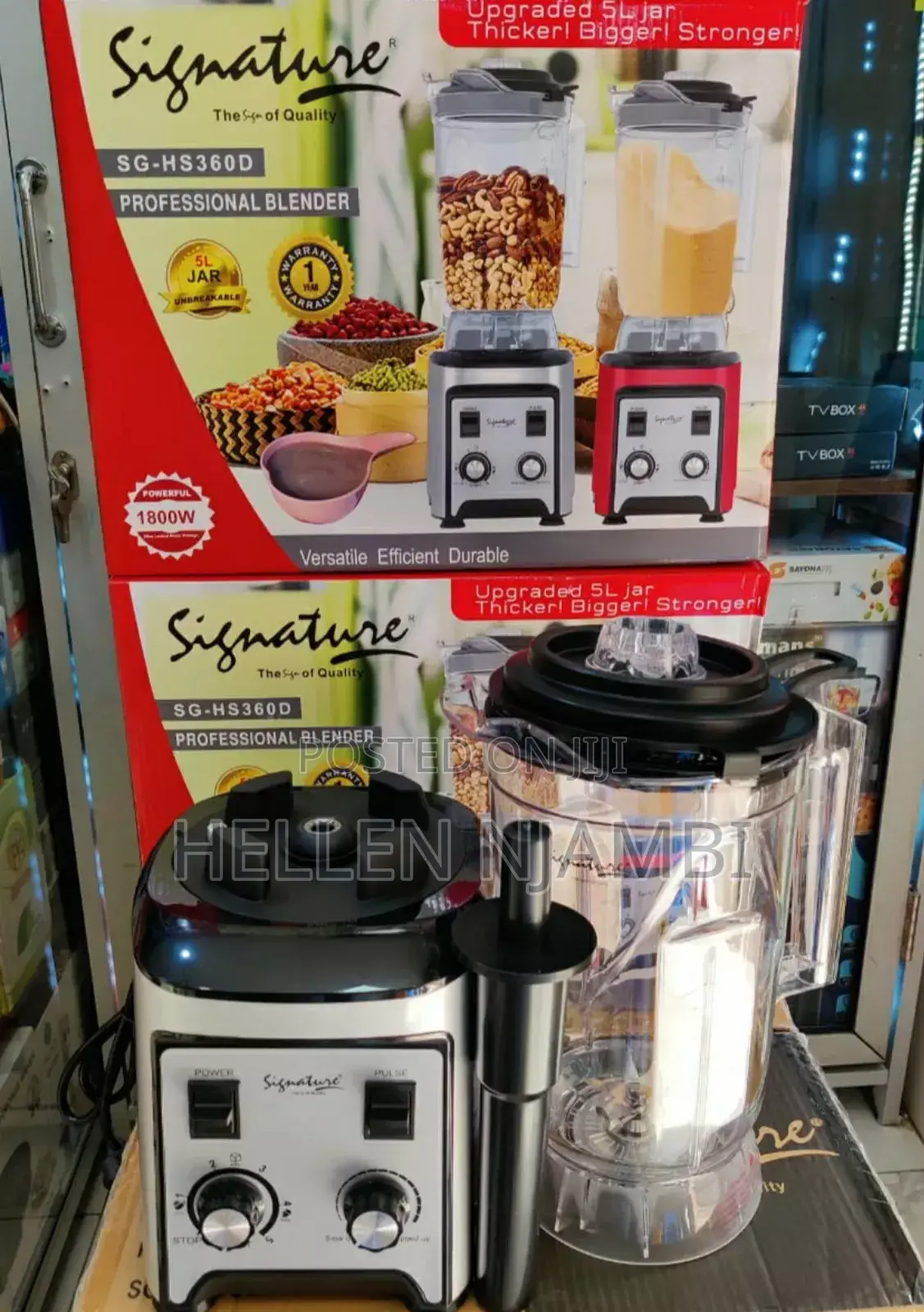 Signature Commercial Blender 5litres Sg-Hs360d