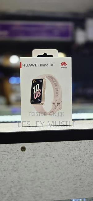 Huawei Band 10 Smartwatch Black Pink) - thumbnail 2