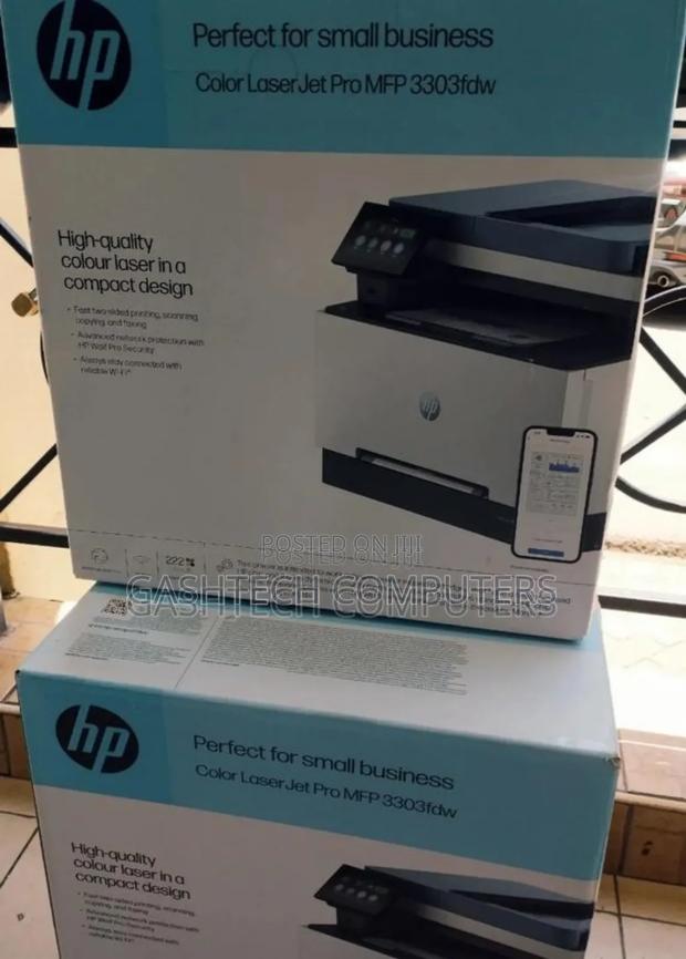 Hp Color Laserjet 3303fdw 3 In 1 Print Copy Scan Printer