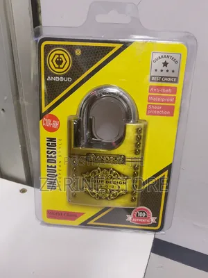 Anboud Boron Padlock With 4 Keys Anti-Rust With 4 Keys