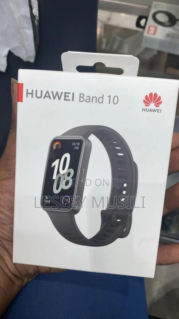 Huawei Band 10 Smartwatch Black Pink) - thumbnail 3