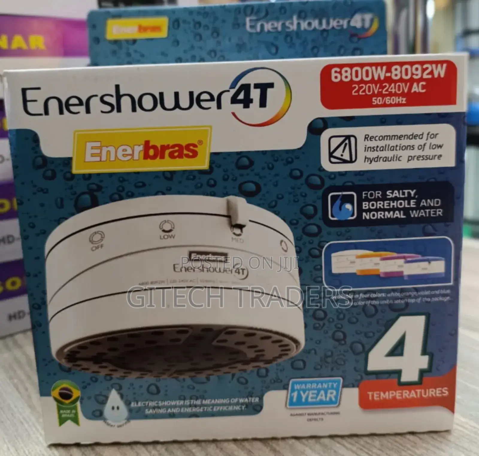Enerbras 4t Enershower Heater