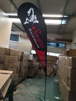 Teardrop Flags Plus Teardrop Stands