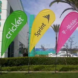 Teardrop Flags Plus Teardrop Stands