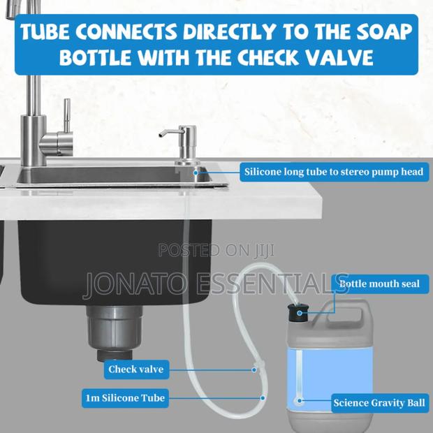 Kitchen Sink Liquid Soap Dispenser With 100cm Pipe - thumbnail 2