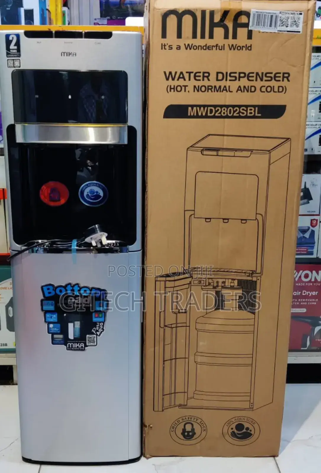 *Mika Bottom Loading Dispenser Compressor Cooling