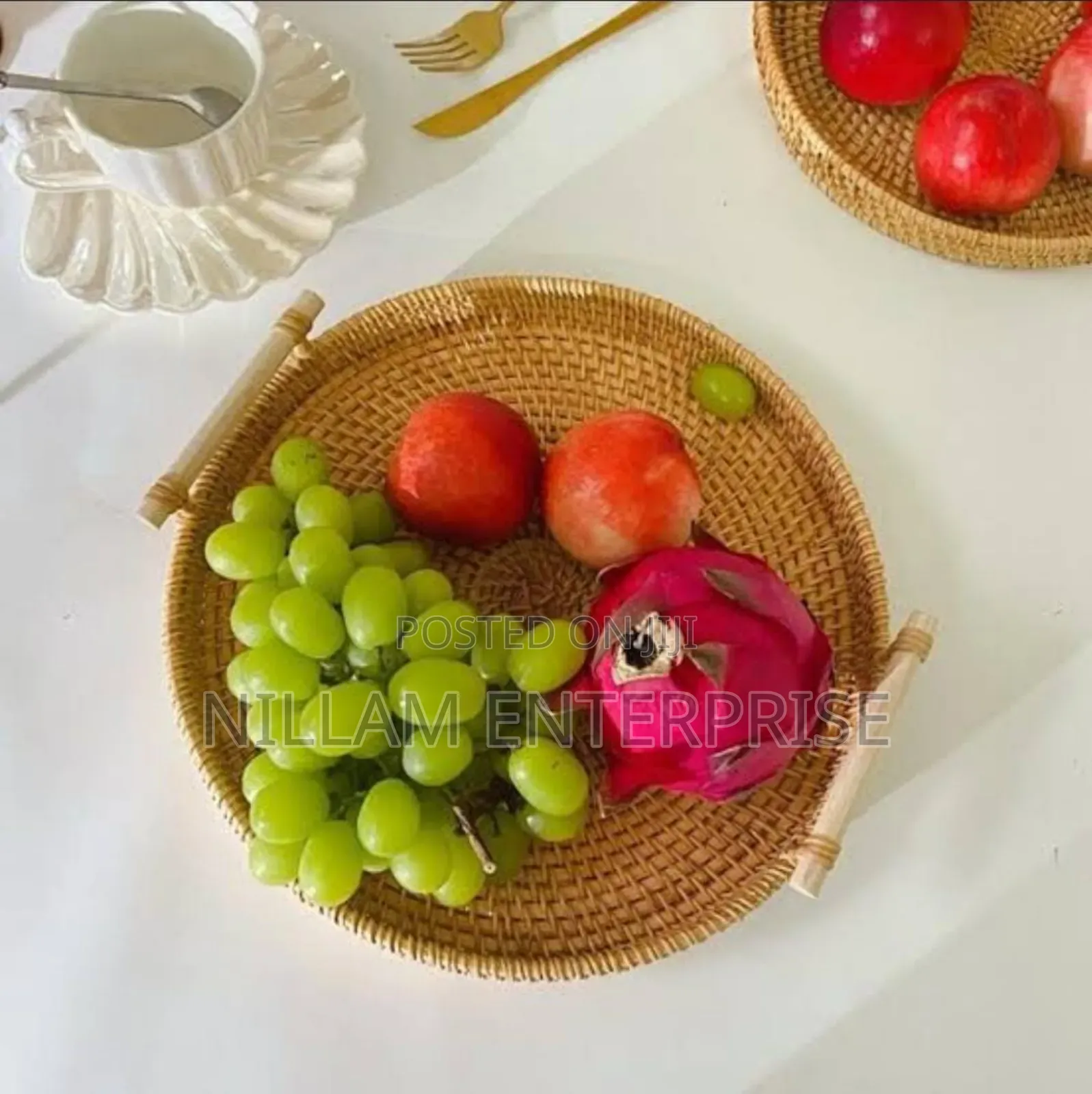 Multi-Purpose Decorative Dessert Tray /Fruit Basket